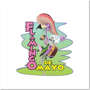 Flamingo De Mayo Posters and Art